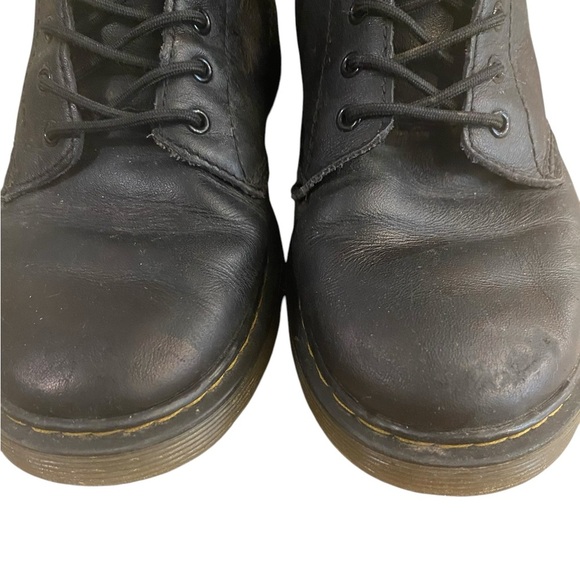 Dr. Martens Combat Boots Youth Size 4(M) 5(F) Black Leather Side Zip 1460 J - Picture 3 of 10